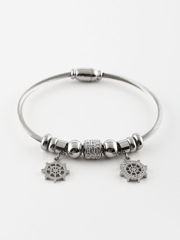 Bracciale donna con charm argento