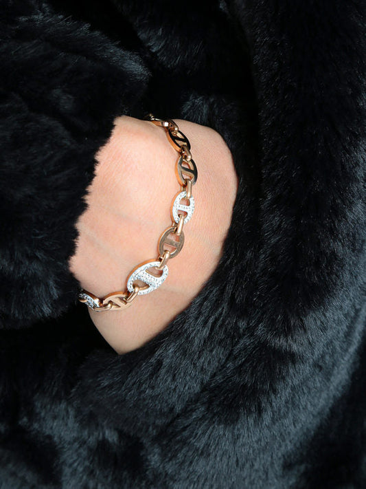 Bracciale donna con strass