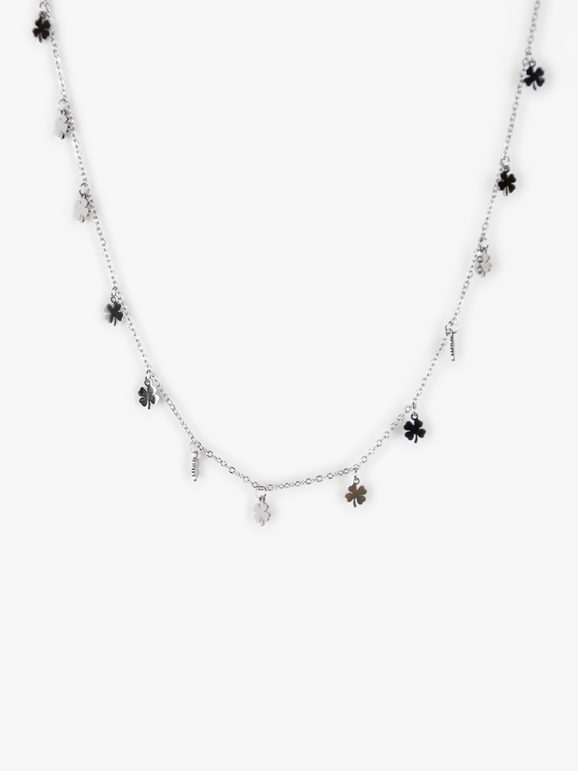 Collana con quadrifogli