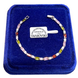 Bracciale Tennis oro Bianco con Cristalli
