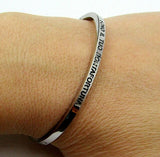 Bracciale rigido con scritta amore