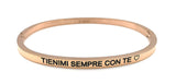 Bracciale rigido con scritta