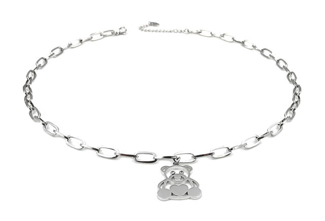 Collana da donna girocollo con orso orsetto