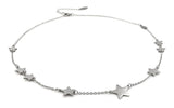 Collana donna con stelle girocollo