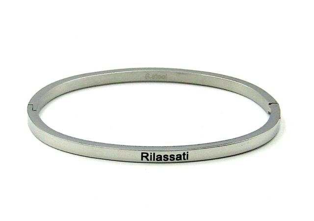 Bracciale rigido con scritta amore