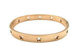 Bracciale donna braccialetto rigido con stelle