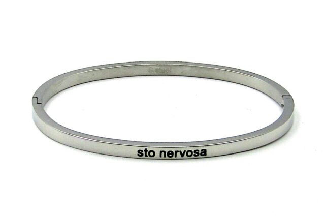 Bracciale rigido con scritta amore