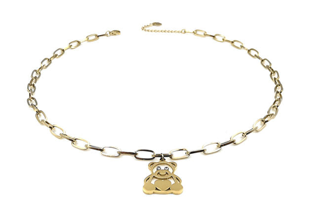 Collana da donna girocollo con orso orsetto