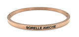 Bracciale rigido con scritta