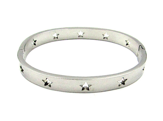 Bracciale donna braccialetto rigido con stelle