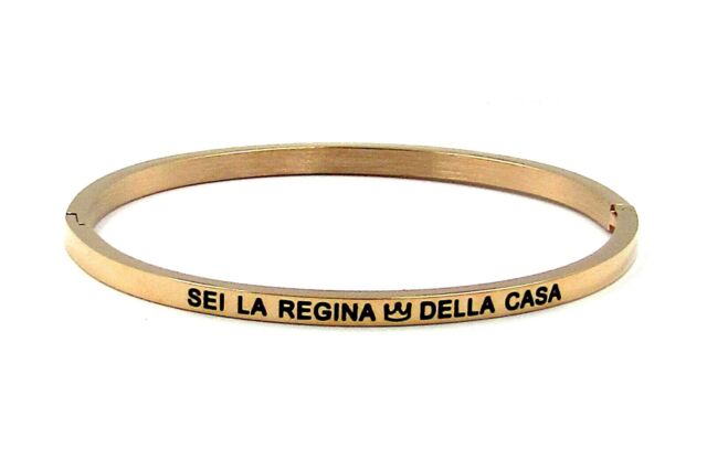 Bracciale rigido con scritta