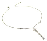 Collana da donna girocollo con stelle stelline catena