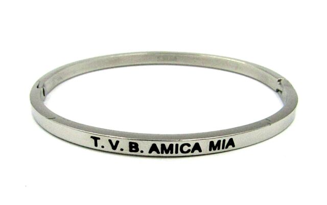 Bracciale rigido con scritta amore