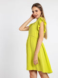 Vestito donna in cotone a maniche corte: